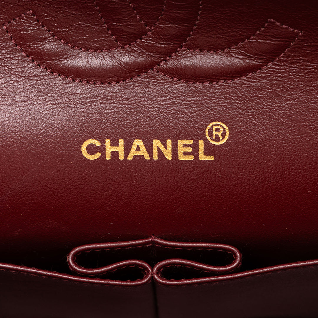 Chanel Sac porté épaule Classic Double rabat Moyen Cuir d'agneau Noir – vue 5 – GABY PARIS