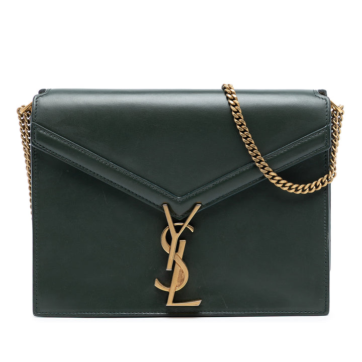 Saint Laurent Smooth Cuir de veau Monogram Cassandra Clasp Sac