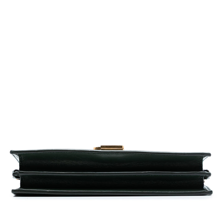 Saint Laurent Smooth Cuir de veau Monogram Cassandra Clasp Sac