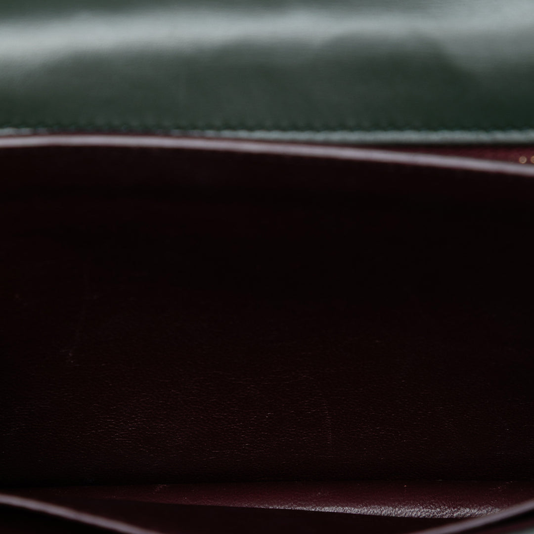 Saint Laurent Smooth Cuir de veau Monogram Cassandra Clasp Sac