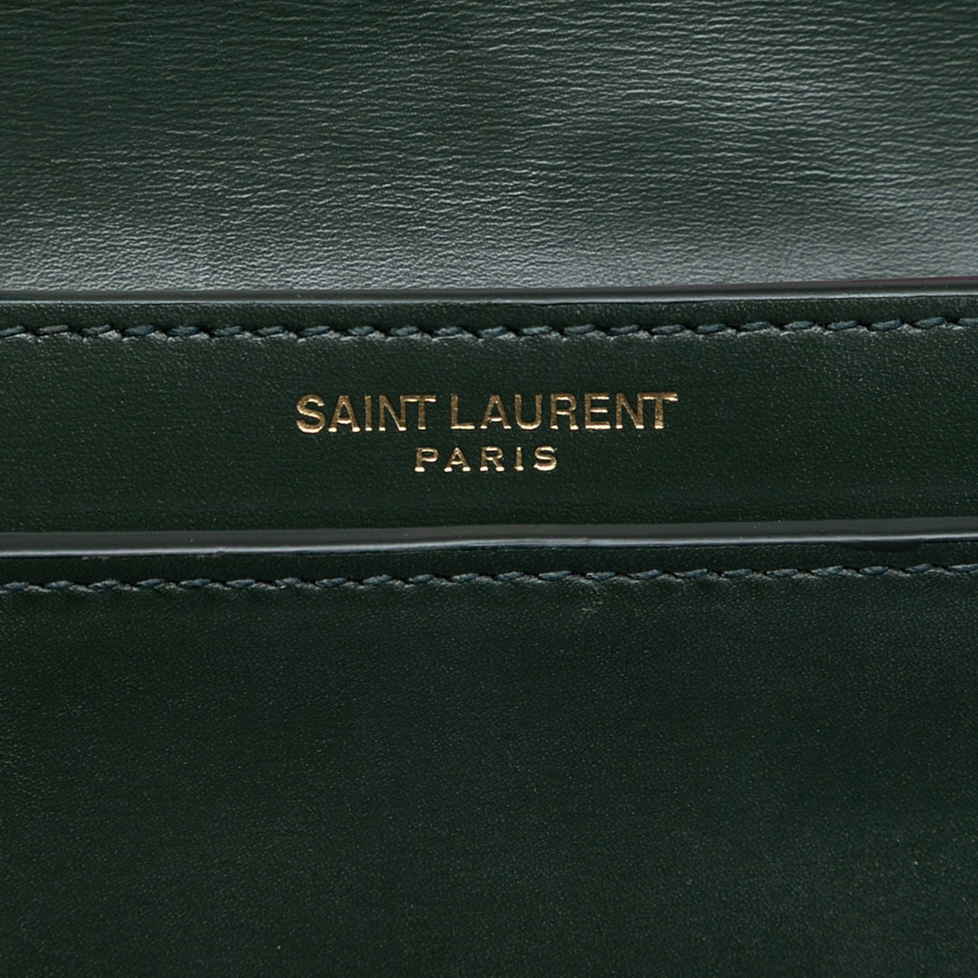 Saint Laurent Smooth Cuir de veau Monogram Cassandra Clasp Sac