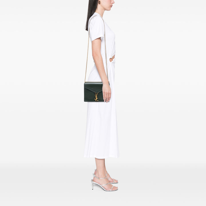 Saint Laurent Smooth Cuir de veau Monogram Cassandra Clasp Sac