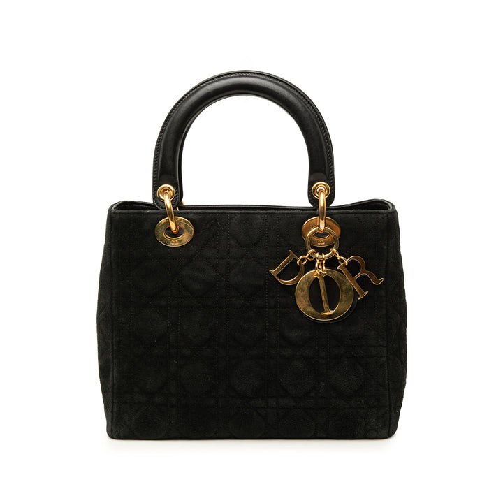 Lady Dior Cannage Moyen Noir
