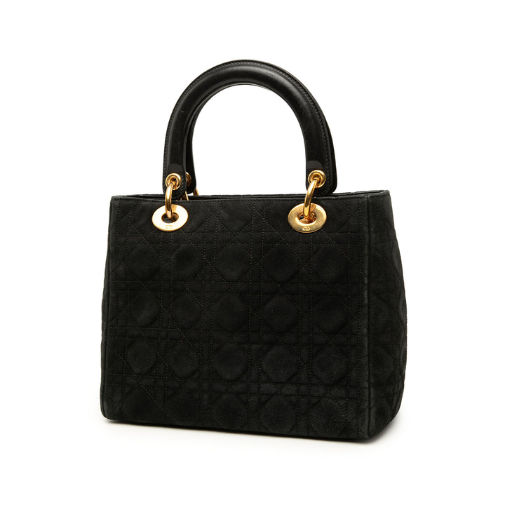 Lady Dior Cannage Moyen Noir