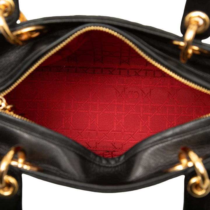 Lady Dior Cannage Moyen Noir