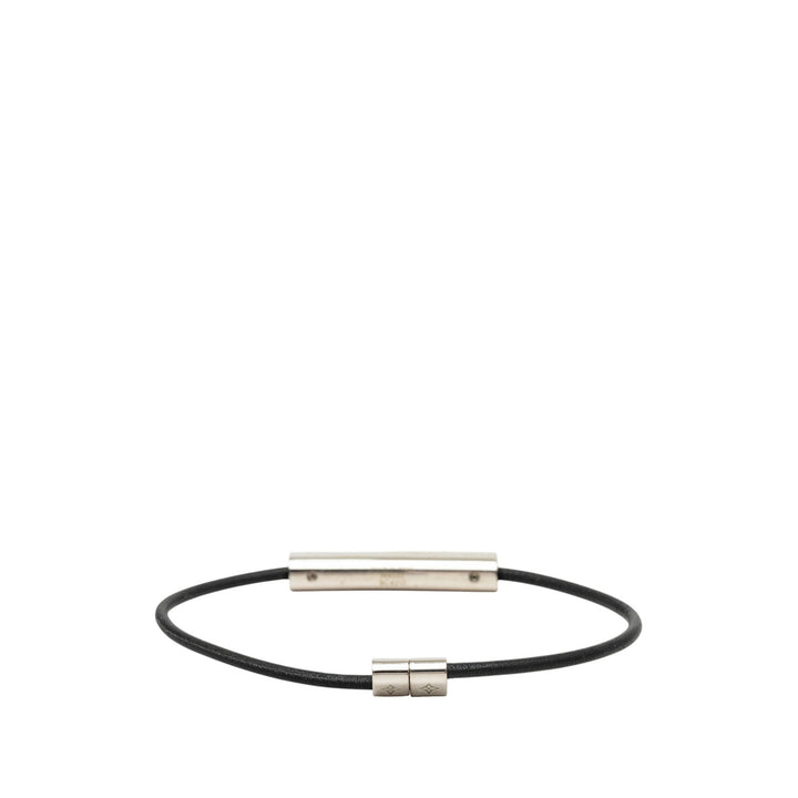 Louis Vuitton Palladium plaqué Champs Elysees Bracelet Noir