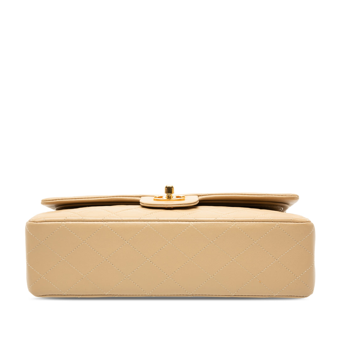 Chanel Medium Classic Cuir d’agneau Double rabat