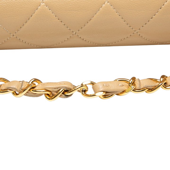 Chanel Medium Classic Cuir d’agneau Double rabat