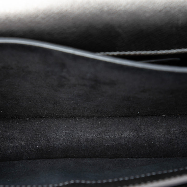 Saint Laurent Medium Metallic Cuir de veau Monogram Sunset Sac porté croisé