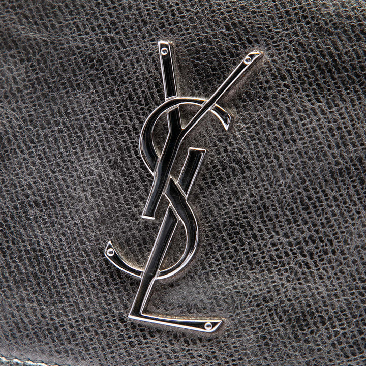 Saint Laurent Medium Metallic Cuir de veau Monogram Sunset Sac porté croisé