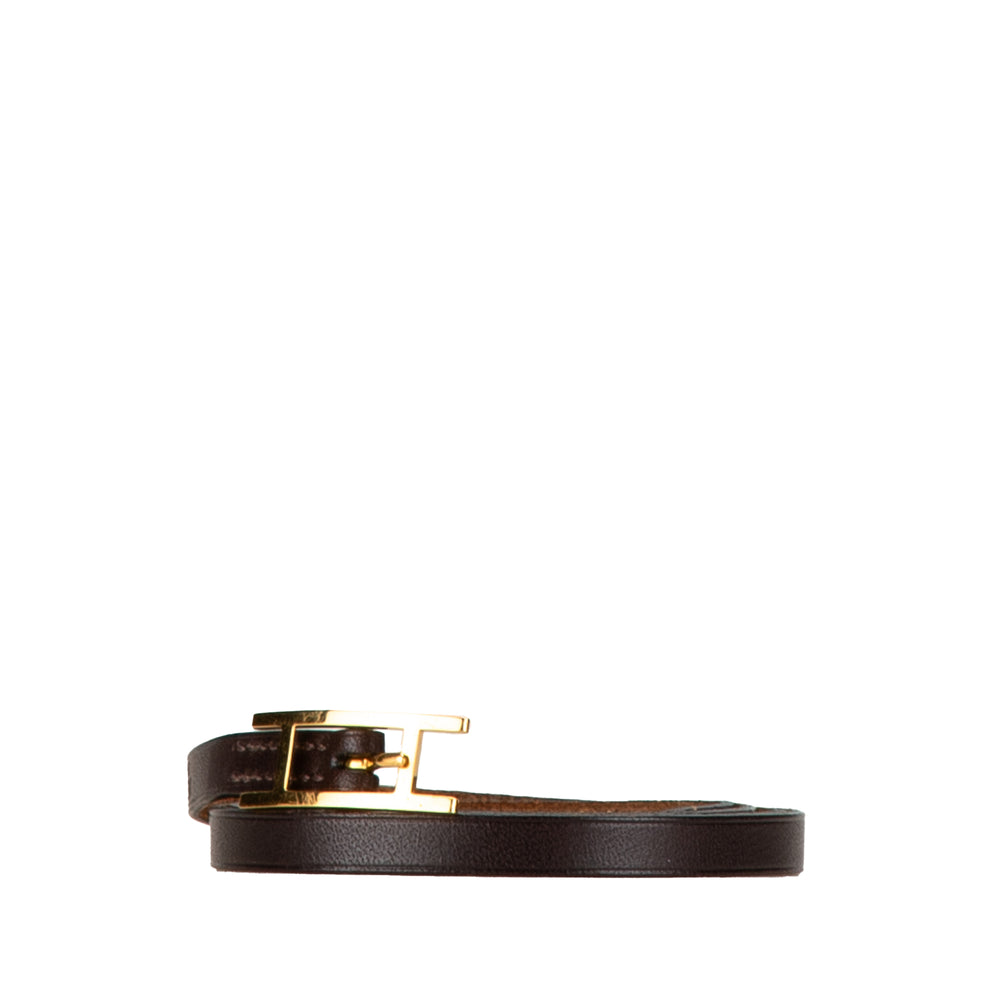 Leather Quentin Belt Brown - Gaby Paris