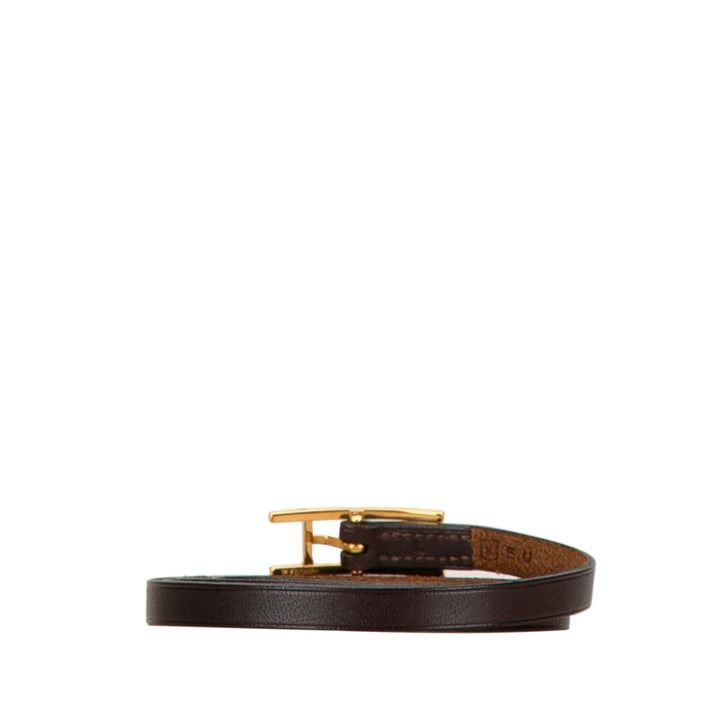 Leather Quentin Belt Brown - Gaby Paris