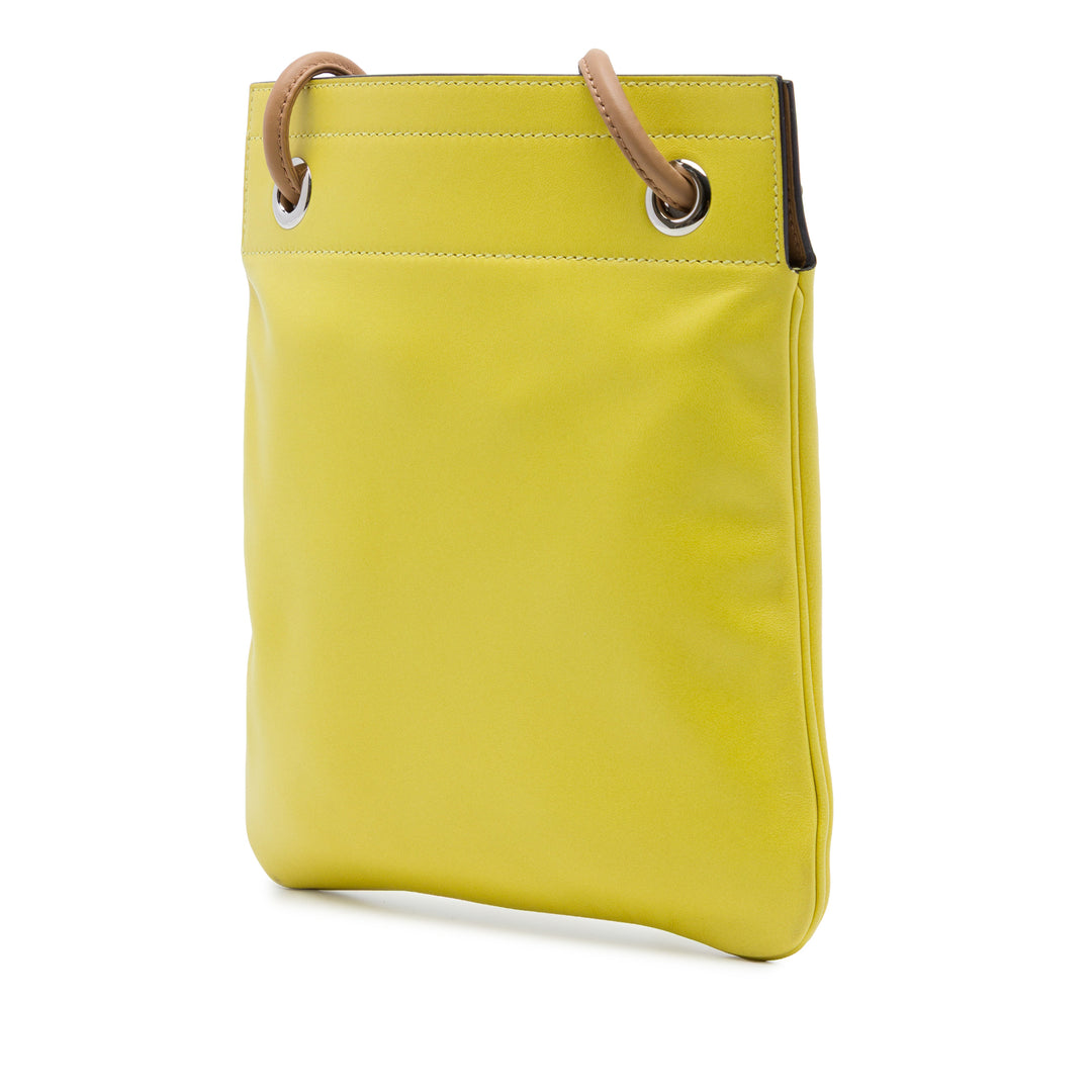 Hermès Milo et Aline Sac Mini Swift Jaune – vue 2 – GABY PARIS