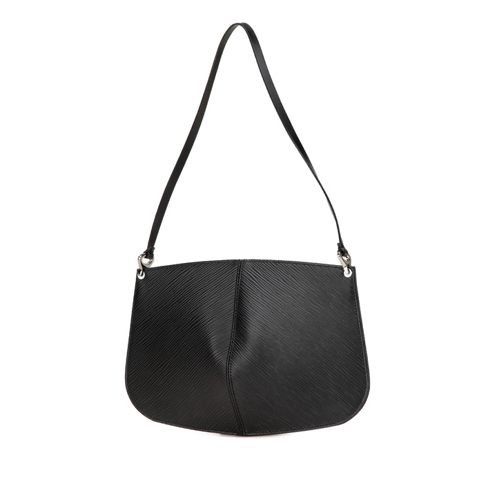 Epi Demi Lune Pochette Black - Gaby Paris