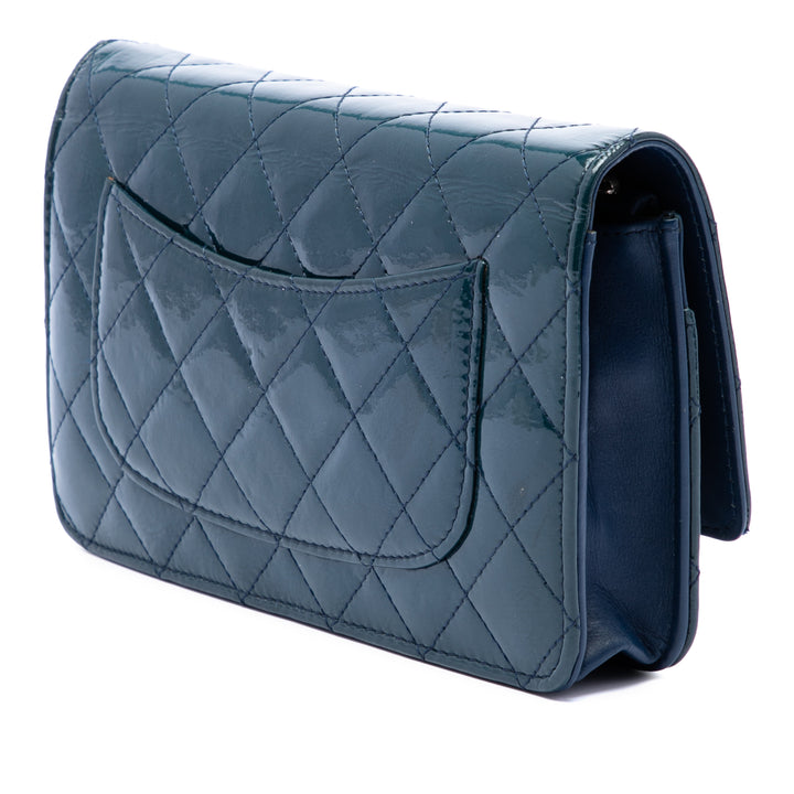 Chanel Matelassé Cuir verni Reissue 2.55 Wallet on Chain