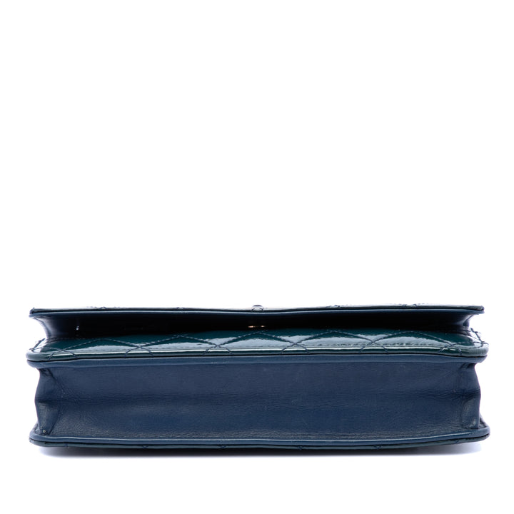 Chanel Matelassé Cuir verni Reissue 2.55 Wallet on Chain
