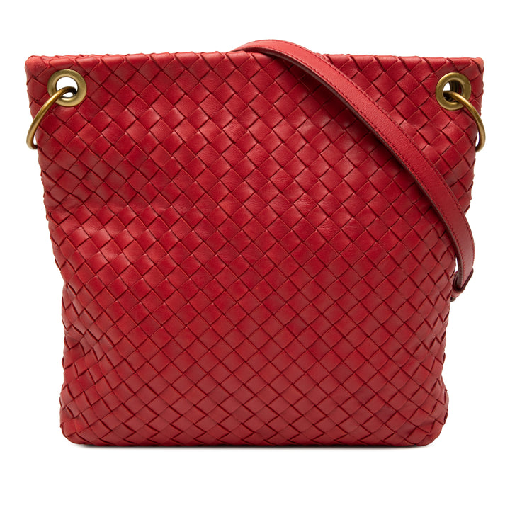 Intrecciato Sac nappa Rouge