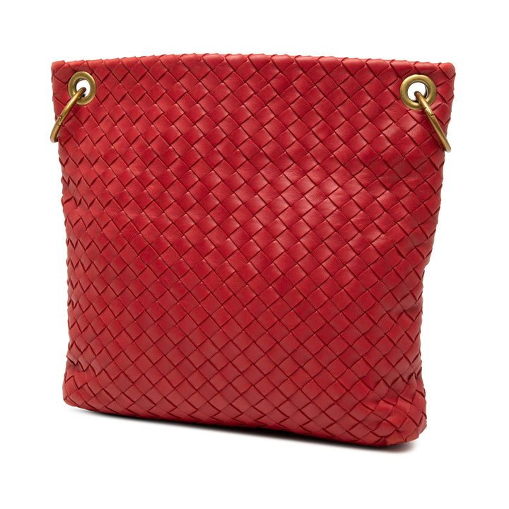 Intrecciato Sac nappa Rouge