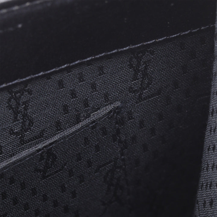 Saint Laurent Croc embossé Cuir verni Pochette