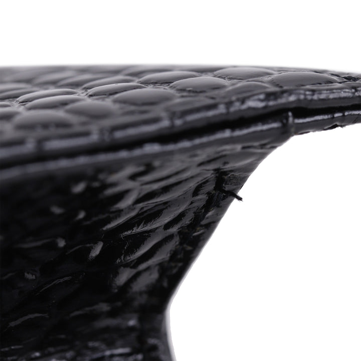 Saint Laurent Croc embossé Cuir verni Pochette