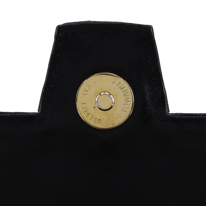 Saint Laurent Croc embossé Cuir verni Pochette