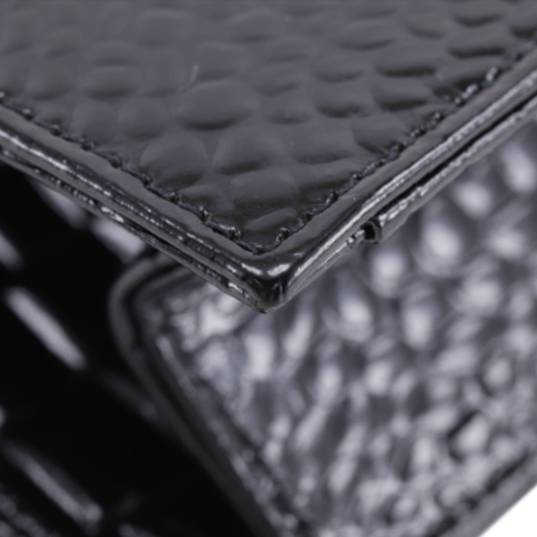 Saint Laurent Croc embossé Cuir verni Pochette
