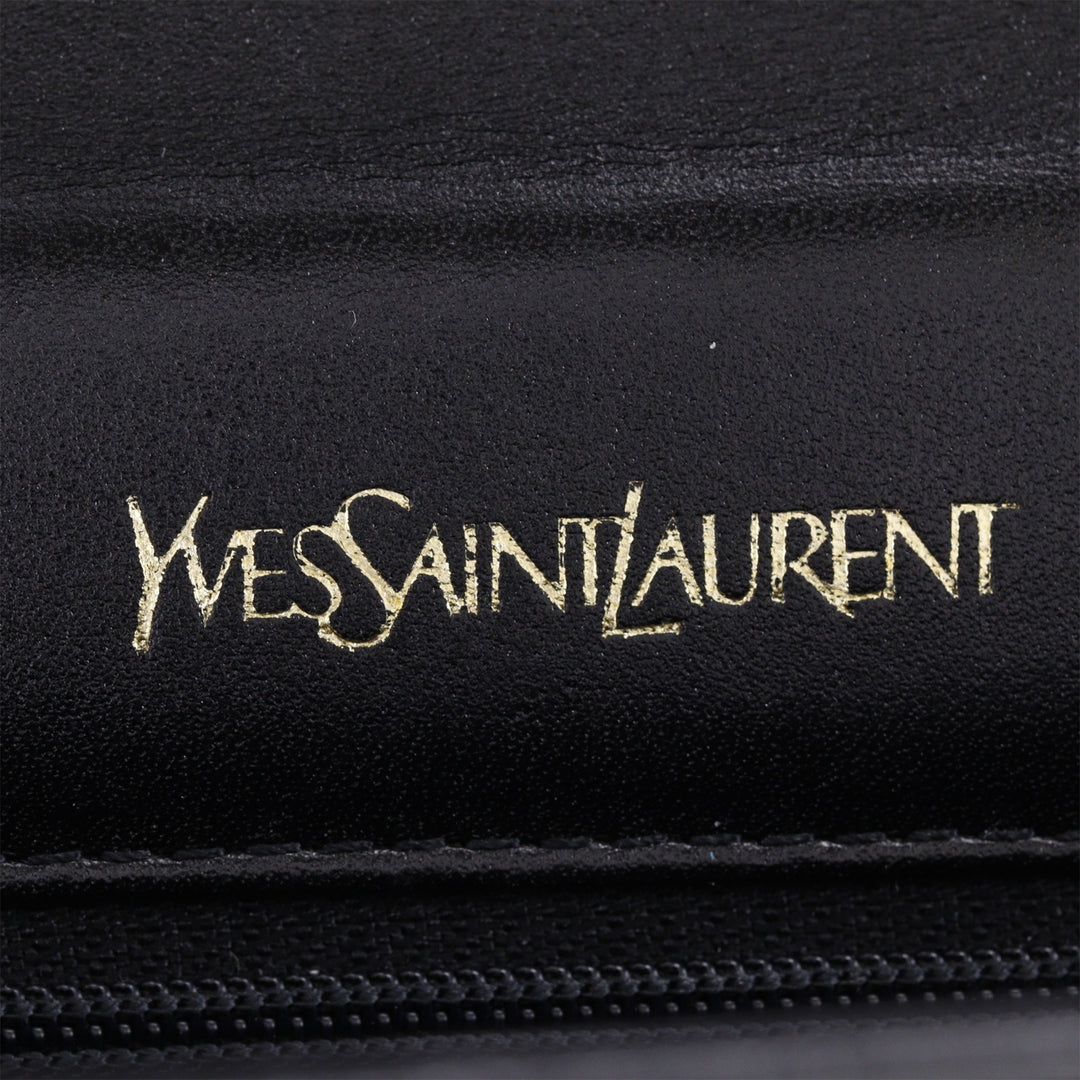 Saint Laurent Croc embossé Cuir verni Pochette