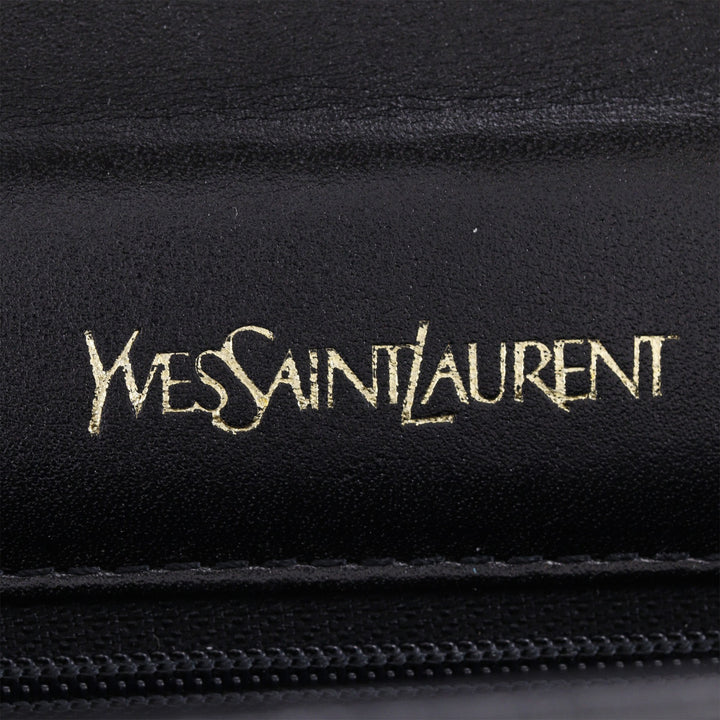 Saint Laurent Croc embossé Cuir verni Pochette