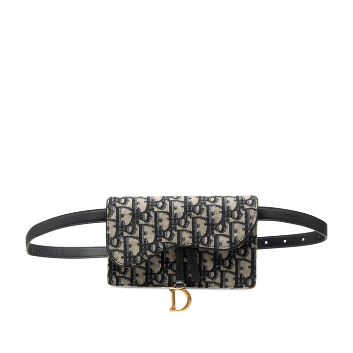 Dior Oblique Toile Saddle Sac ceinture