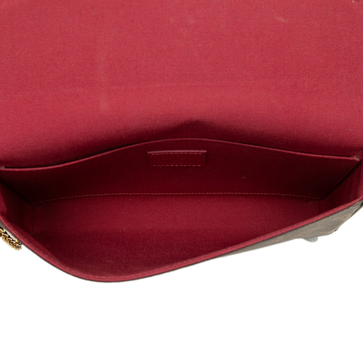 Louis Vuitton Pochette Felicie Monogram Marron – vue 4 – GABY PARIS