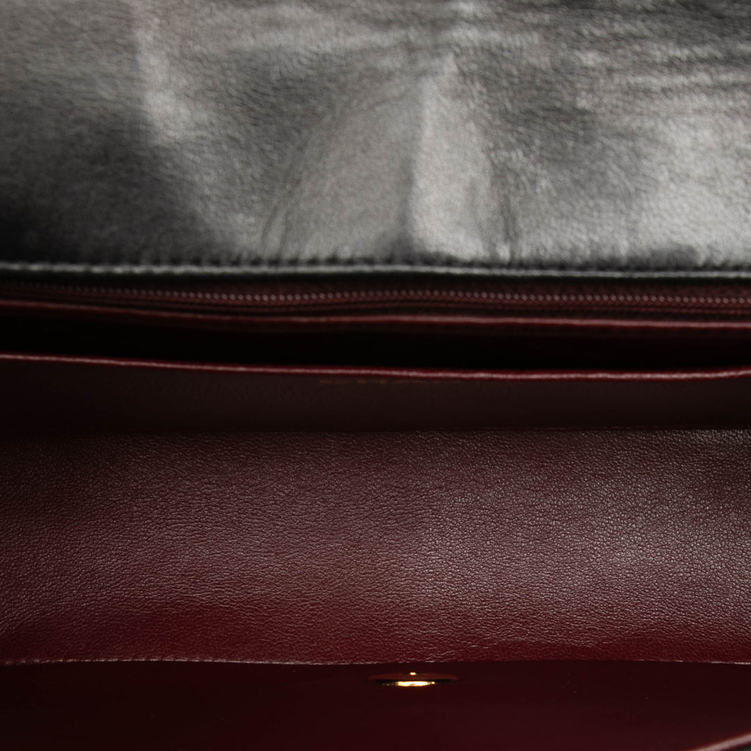 Chanel Sac porté épaule Matelassé Diana Rabat simple Petit Cuir d'agneau Noir – vue 4 – GABY PARIS