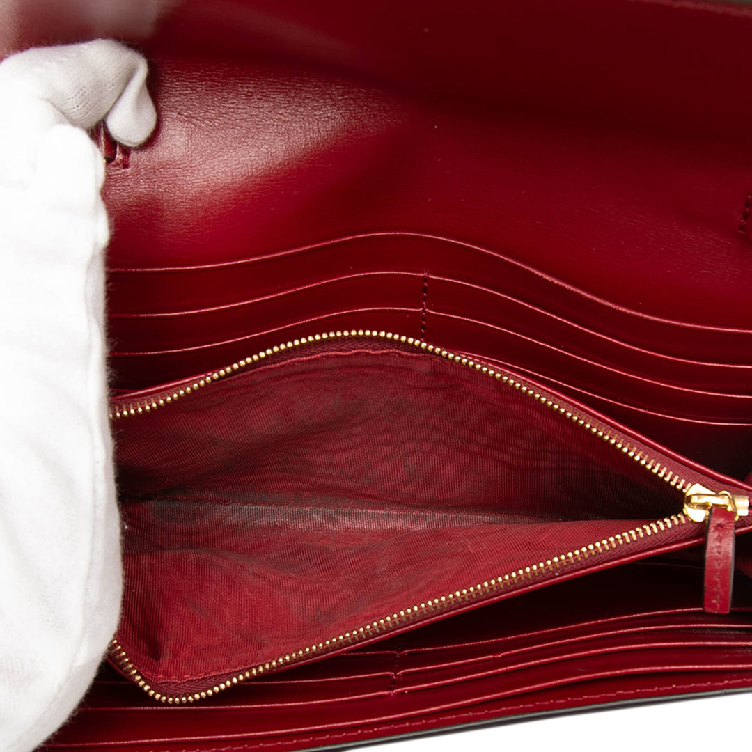 Gucci Bicolore Jackie 1961 Wallet on Chain Cuir de veau