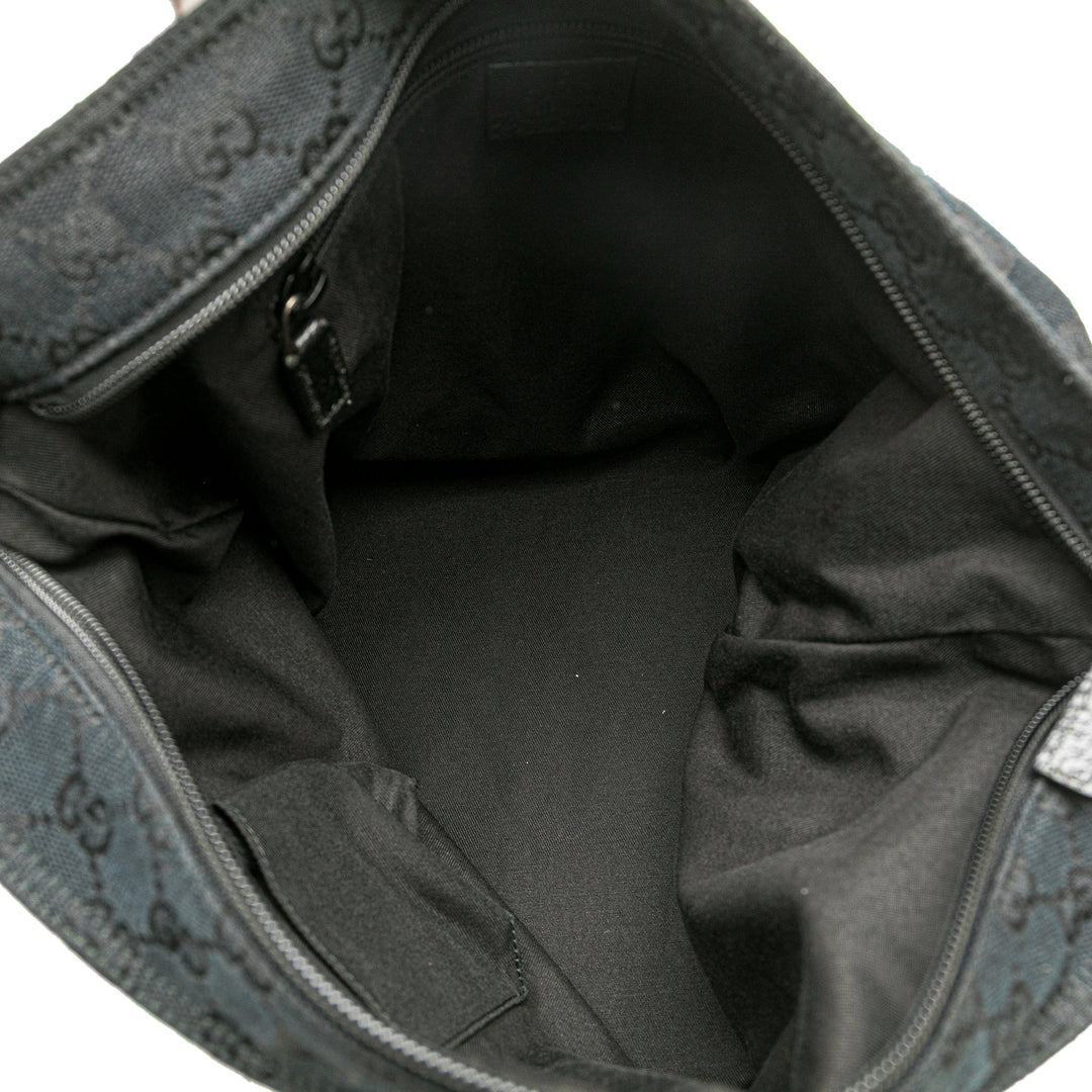 Gucci GG Toile Web Sac porté croisé Noir