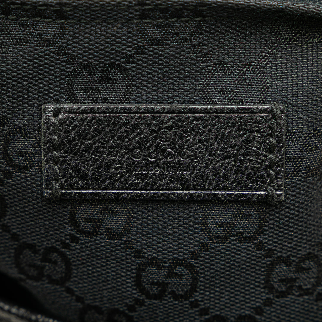 Gucci GG Toile Web Sac porté croisé Noir