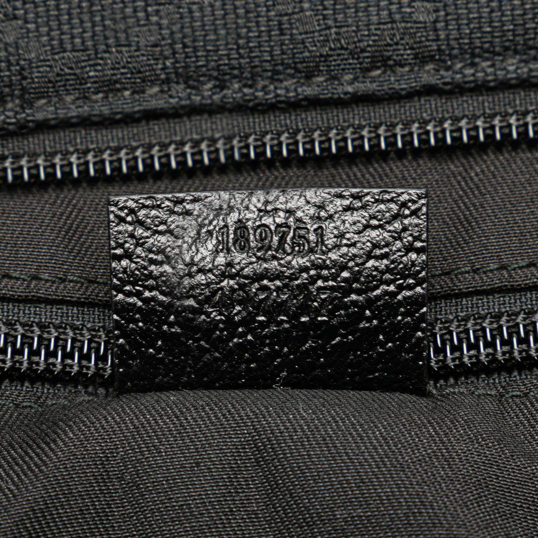 Gucci GG Toile Web Sac porté croisé Noir