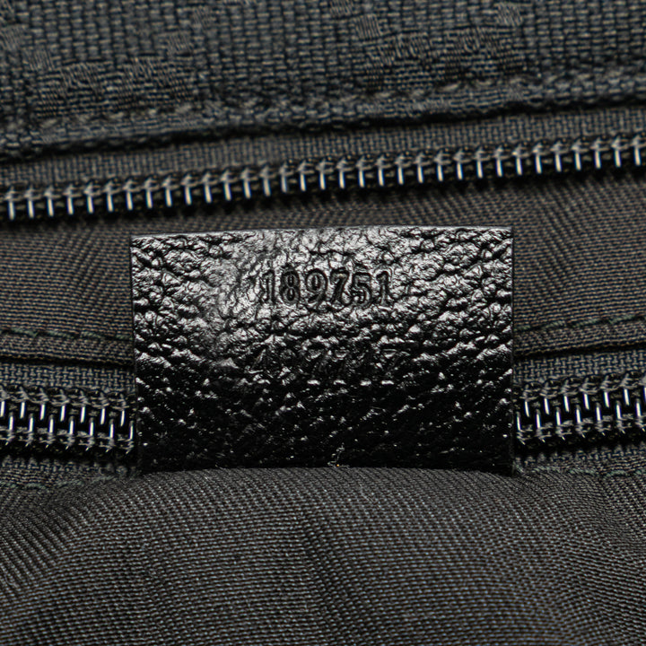 Gucci GG Toile Web Sac porté croisé Noir