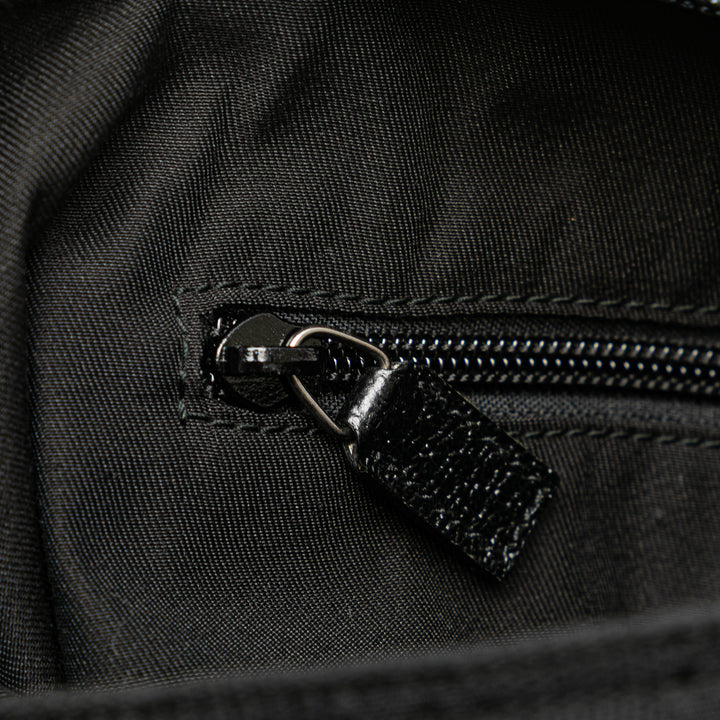 Gucci GG Toile Web Sac porté croisé Noir
