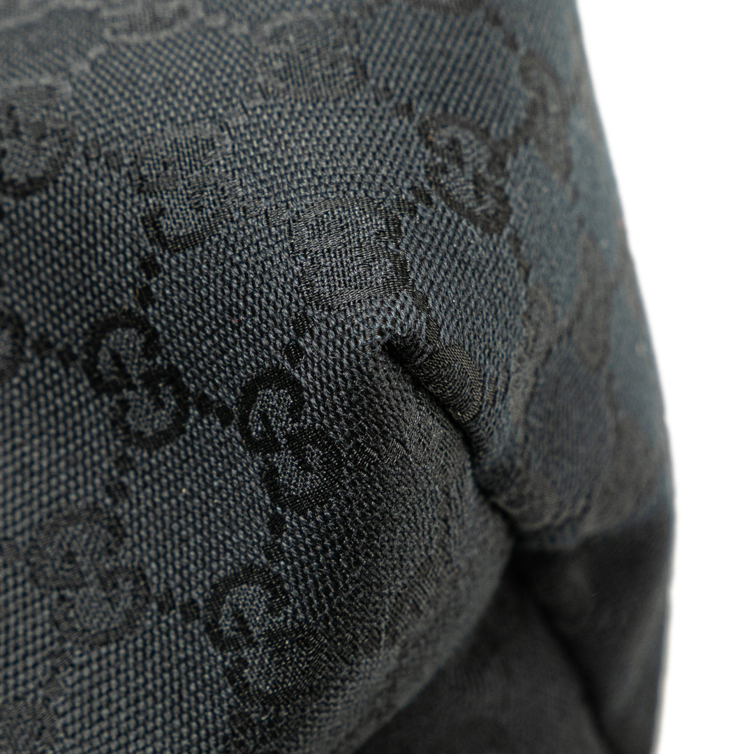 Gucci GG Toile Web Sac porté croisé Noir