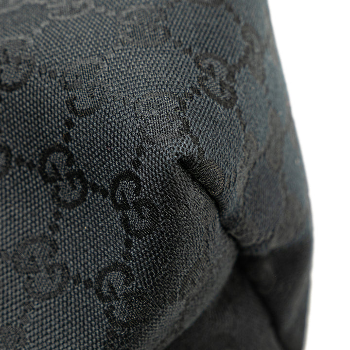 Gucci GG Toile Web Sac porté croisé Noir