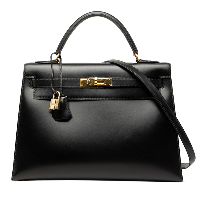 Box Veau Kelly Sellier 32 Box Noir
