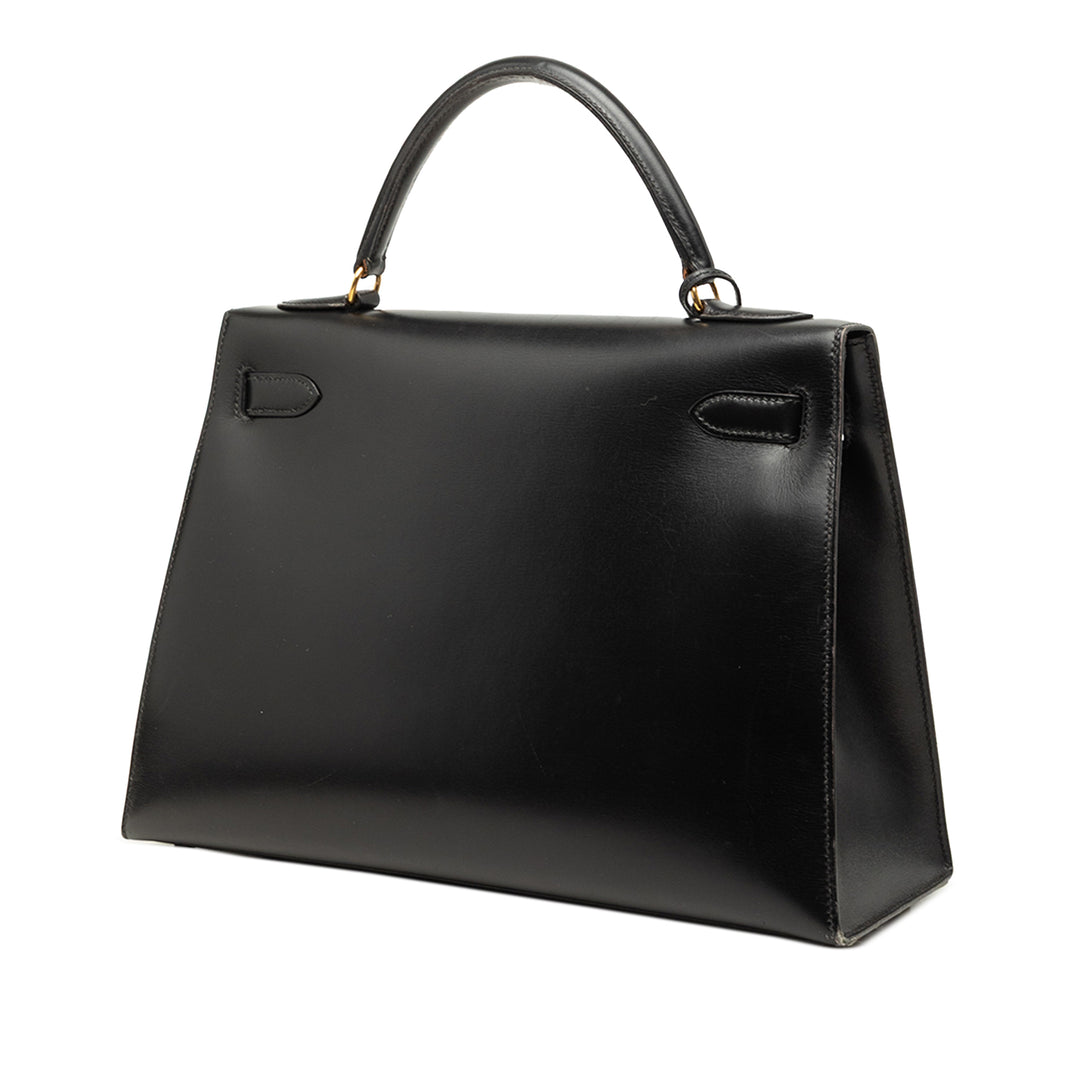 Box Veau Kelly Sellier 32 Box Noir