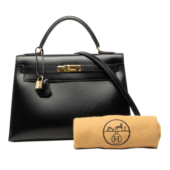 Box Veau Kelly Sellier 32 Box Noir