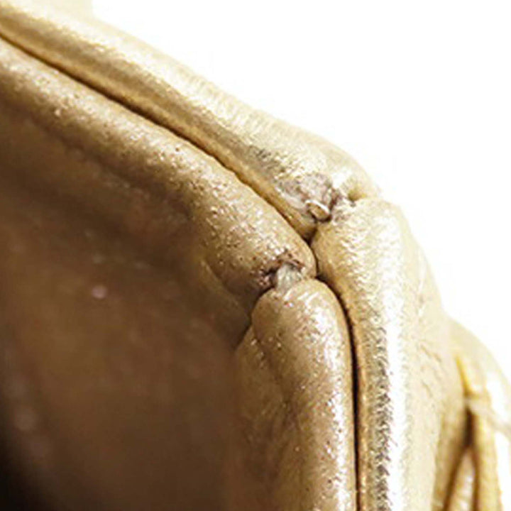 Chanel Mini Classic Métallisé Cuir de veau Charm Double rabat Doré – GABY PARIS Authentique