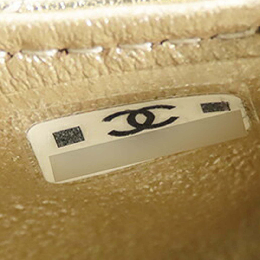 Chanel Mini Classic Métallisé Cuir de veau Charm Double rabat Doré – GABY PARIS Authentique