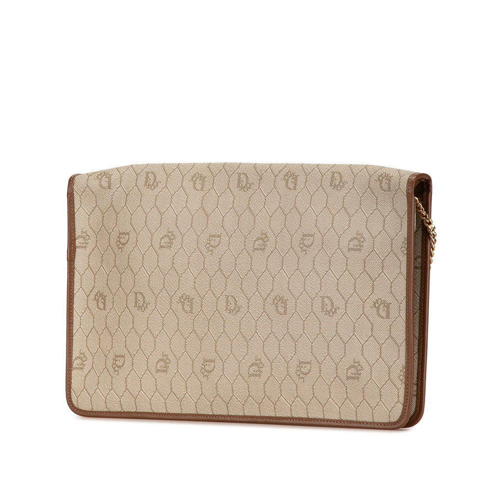 Honeycomb Chain Crossbody Brown - Gaby Paris