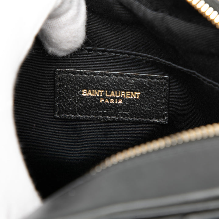 Saint Laurent Matelasse Cuir Monogram Lou Sac caméra