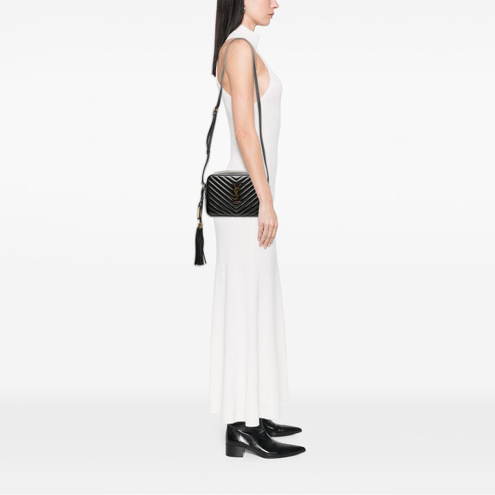 Saint Laurent Matelasse Cuir Monogram Lou Sac caméra