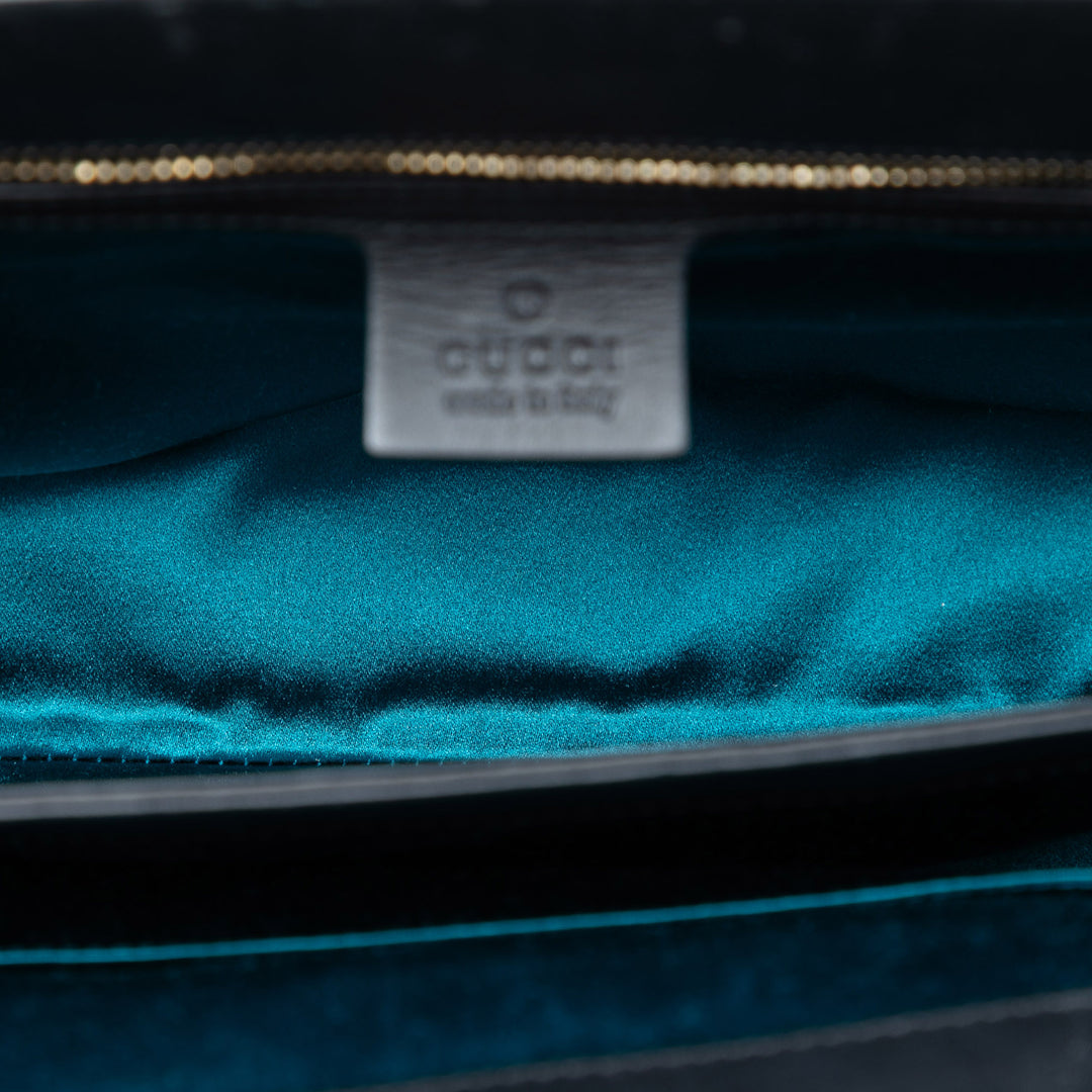 Gucci Medium Daim Web Ophidia Chain Sac bandoulière