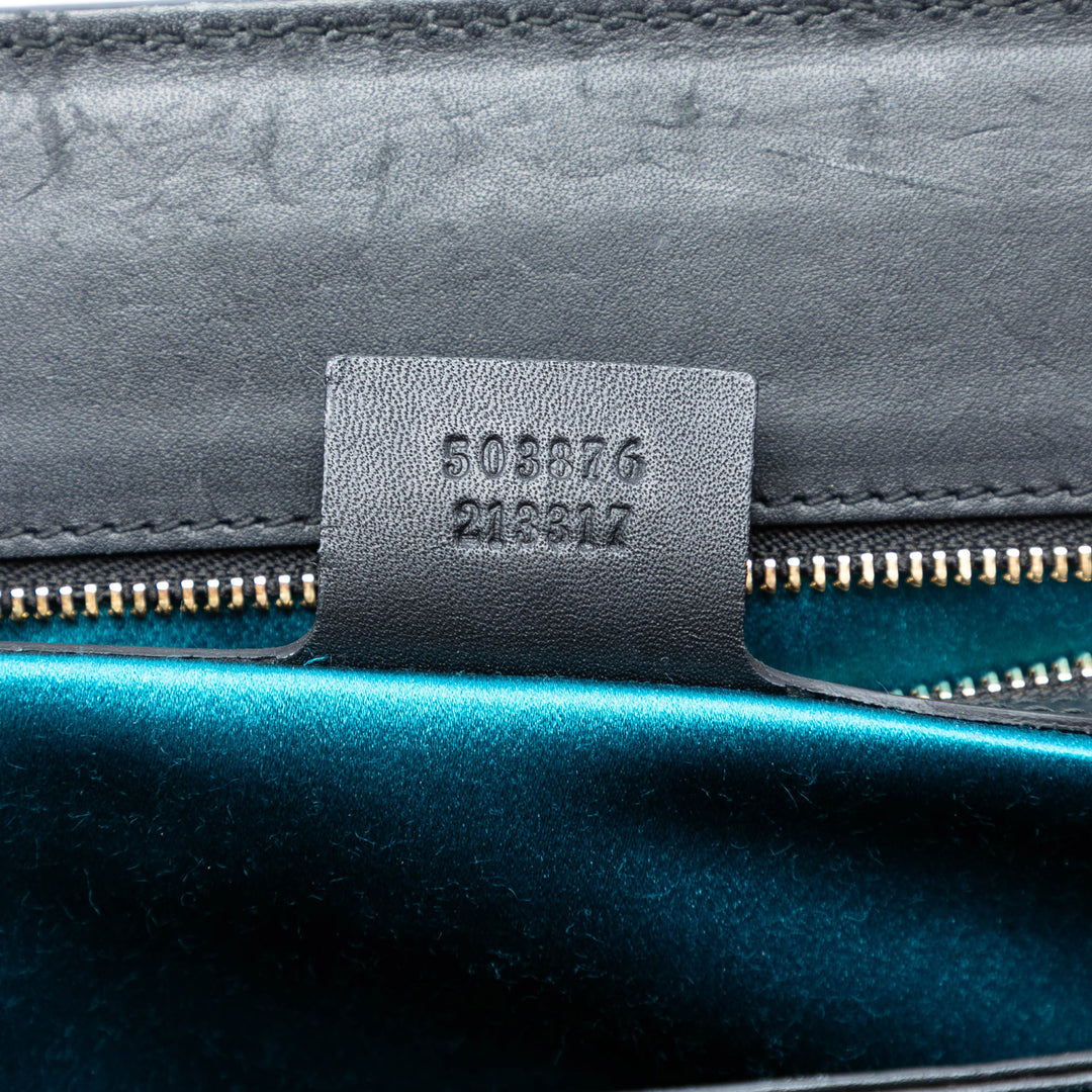 Gucci Medium Daim Web Ophidia Chain Sac bandoulière