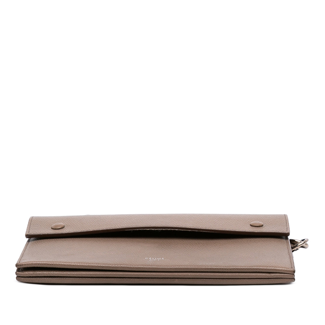 Celine Cuir de veau grainé Multifunction Pochette